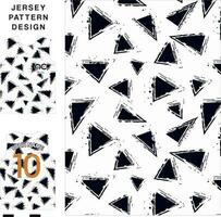 abstract driehoek concept vector Jersey patroon sjabloon voor het drukken of sublimatie sport- uniformen Amerikaans voetbal volleybal basketbal e-sport wielersport en visvangst vrij vector.