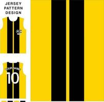 streep lijn verticaal geel en zwart concept vector Jersey patroon sjabloon voor het drukken of sublimatie sport- uniformen Amerikaans voetbal volleybal basketbal e-sport wielersport en visvangst vrij vector.