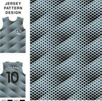 abstract halftone concept vector Jersey patroon sjabloon voor het drukken of sublimatie sport- uniformen Amerikaans voetbal volleybal basketbal e-sport wielersport en visvangst vrij vector.