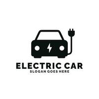 elektrisch auto logo ontwerp vector