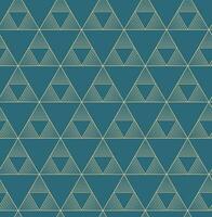 gouden geometrische vector naadloze patronen. gouden lijnen, driehoeken en ruiten op een smaragdgroene achtergrond. moderne illustraties voor wallpapers, flyers, covers, banners, minimalistische decoraties