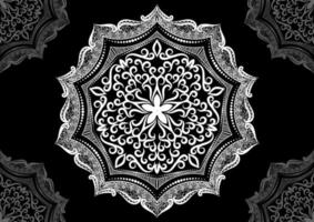 mandala vector illustratie element. bloemen ornament achtergrond. vector eps 10.