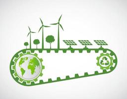 ecologie en milieuconcept vector