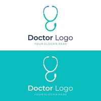 dokter stethoscoop logo sjabloon ontwerp voor Gezondheid zorg met creatief idee. vector illustratie.