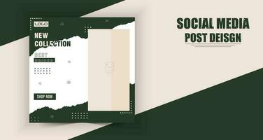 sociaal media post ontwerp. vector