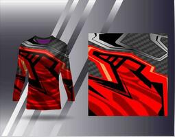 sport- Jersey en t-shirt sjabloon sport- ontwerp voor Amerikaans voetbal racing gaming Jersey vector