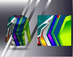 sport- Jersey en t-shirt sjabloon sport- ontwerp voor Amerikaans voetbal racing gaming Jersey vector