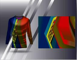 sport- Jersey en t-shirt sjabloon sport- ontwerp voor Amerikaans voetbal racing gaming Jersey vector