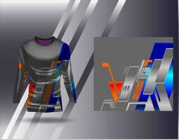 sport- Jersey en t-shirt sjabloon sport- ontwerp voor Amerikaans voetbal racing gaming Jersey vector