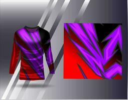 sport- Jersey en t-shirt sjabloon sport- ontwerp voor Amerikaans voetbal racing gaming Jersey vector