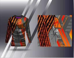 sport- Jersey en t-shirt sjabloon sport- ontwerp voor Amerikaans voetbal racing gaming Jersey vector