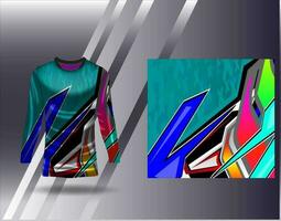 sport- Jersey en t-shirt sjabloon sport- ontwerp voor Amerikaans voetbal racing gaming Jersey vector