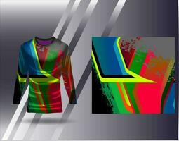 sport- Jersey en t-shirt sjabloon sport- ontwerp voor Amerikaans voetbal racing gaming Jersey vector