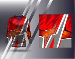 sport- Jersey en t-shirt sjabloon sport- ontwerp voor Amerikaans voetbal racing gaming Jersey vector