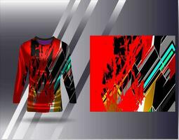 sport- Jersey en t-shirt sjabloon sport- ontwerp voor Amerikaans voetbal racing gaming Jersey vector