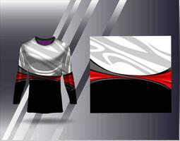 sport- Jersey en t-shirt sjabloon sport- ontwerp voor Amerikaans voetbal racing gaming Jersey vector