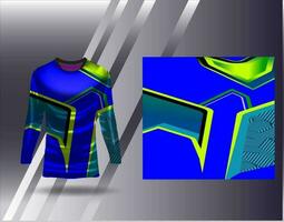 sport- Jersey en t-shirt sjabloon sport- ontwerp voor Amerikaans voetbal racing gaming Jersey vector