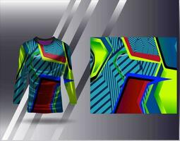 sport- Jersey en t-shirt sjabloon sport- ontwerp voor Amerikaans voetbal racing gaming Jersey vector