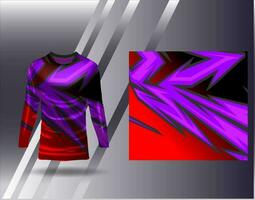 sport- Jersey en t-shirt sjabloon sport- ontwerp voor Amerikaans voetbal racing gaming Jersey vector