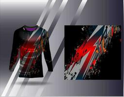 sport- Jersey en t-shirt sjabloon sport- ontwerp voor Amerikaans voetbal racing gaming Jersey vector