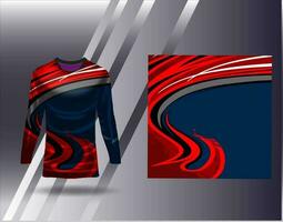 sport- Jersey en t-shirt sjabloon sport- ontwerp voor Amerikaans voetbal racing gaming Jersey vector