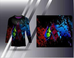 sport- Jersey en t-shirt sjabloon sport- ontwerp voor Amerikaans voetbal racing gaming Jersey vector