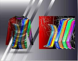 sport- Jersey en t-shirt sjabloon sport- ontwerp voor Amerikaans voetbal racing gaming Jersey vector