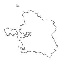 laan provincie kaart, de staat administratief onderverdeling van Estland. vector illustratie.