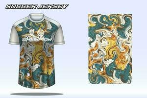 voetbal Jersey sport t-shirt ontwerp mockup voor Amerikaans voetbal club vector