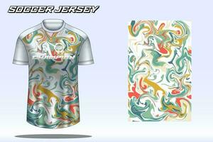 voetbal Jersey sport t-shirt ontwerp mockup voor Amerikaans voetbal club vector