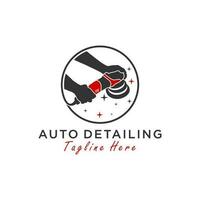 auto detaillering vector illustratie logo