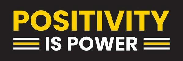 positiviteit is stroom. typografie t-shirt ontwerp. vector