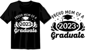 trots mam van de afstuderen ontwerp, afstuderen ontwerp, afstuderen t-shirt ontwerp, leerling afstuderen insignes. college diploma uitreiking citaten, diploma uitreiking 2023, trots familie van een 2023 afstuderen, vector