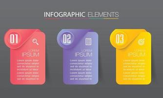 moderne tekstvak sjabloon banner infographics vector