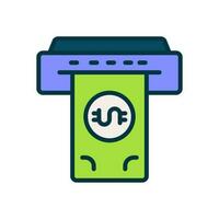 contant geld machine icoon voor uw website, mobiel, presentatie, en logo ontwerp. vector