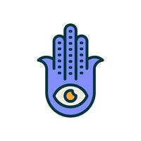 hamsa icoon voor uw website, mobiel, presentatie, en logo ontwerp. vector