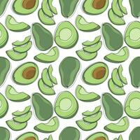 avocado naadloze patroon vector