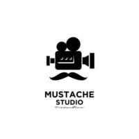 meneer film studio video bioscoop filmproductie logo ontwerp vector pictogram illustratie