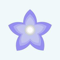 icoon bolon. verwant naar bloemen symbool. vlak stijl. gemakkelijk ontwerp bewerkbaar. gemakkelijk illustratie vector