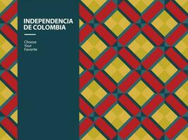independencia de Colombia vlag evenement trots vector reizen geel vakantie element vrijheid nationaal kunst