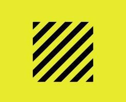gebroken wit logo kleren zwart symbool ontwerp icoon abstract vector illustratie met geel achtergrond