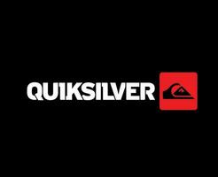 quiksilver symbool merk kleren logo ontwerp icoon abstract vector illustratie met zwart achtergrond