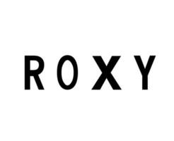 quiksilver roxy logo merk naam zwart symbool kleren abstract ontwerp icoon vector illustratie