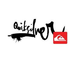 quiksilver symbool merk logo kleren ontwerp icoon abstract vector illustratie