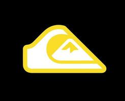 quiksilver merk symbool logo kleren ontwerp icoon abstract vector illustratie met zwart achtergrond