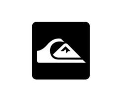 quiksilver merk logo kleren zwart symbool ontwerp icoon abstract vector illustratie