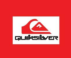 quiksilver merk symbool kleren logo abstract ontwerp icoon vector illustratie met rood achtergrond