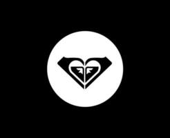 quiksilver roxy logo merk symbool kleren abstract ontwerp icoon vector illustratie met zwart achtergrond