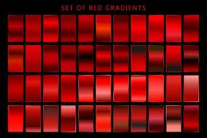 rood metalen hellingen. premie rood stalen verzameling vlak vector