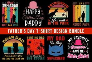 vector vader t overhemd ontwerp, stap vader t overhemd ontwerp, het beste vader ooit t overhemd ontwerp bundel